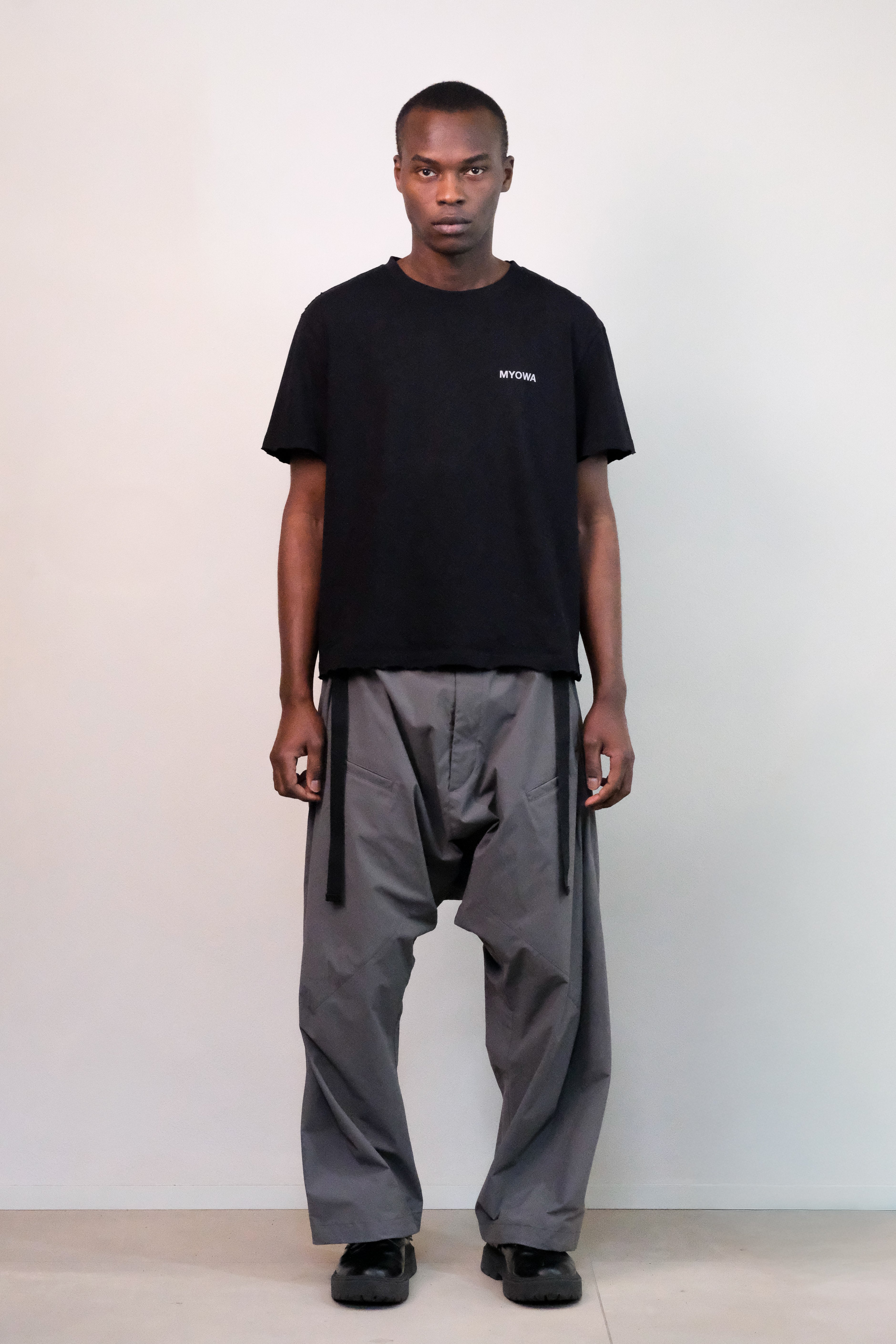 Encapsulated Nylon Ultrawide Drawcord Trousers